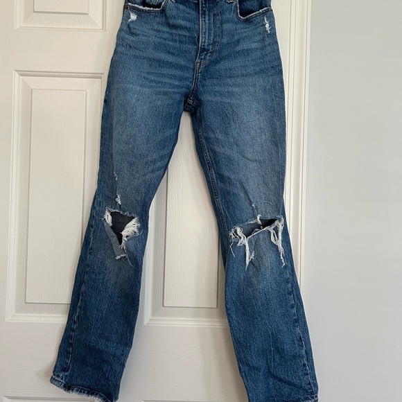 abercrombie and fitch 90s straight ultra high rise jeans - Picture 1 of 5